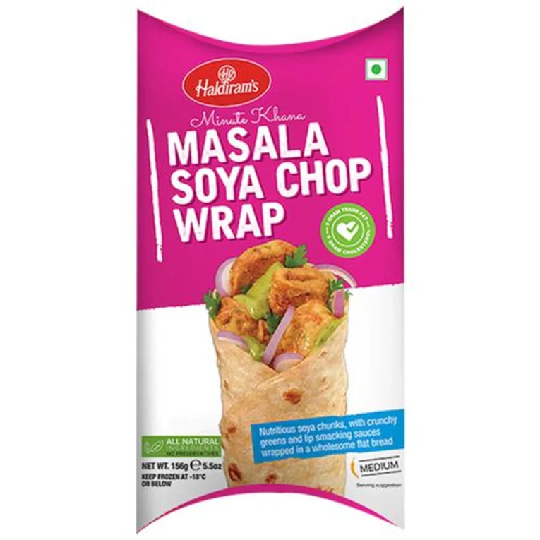 HALDIRAM'S WRAP SOYA CHOP 156